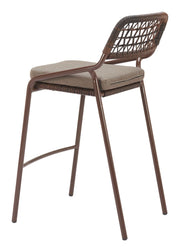 Powder-Coated Steel Barstool – Patio or Deck