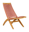Zuo Modern Rova Lounge Chair – Terracotta Outdoor Seating