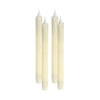 Flameless Wax Taper Candle Set