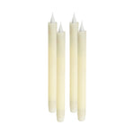 Melrose LED Wax Taper Candle with Moving Flame (Set of 4)