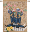 Texas Bluebonnet Tapestry – Woven 26x36 Wall Art for Country Homes
