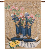 Texas Bluebonnet Wall Hanging – 26 x 36 Inch by Manual Woodworkers
