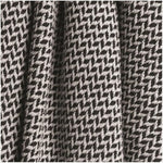 Cotton Throw Texture Black Pattern – 46x67" by Manual Woodworkers