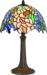 Fine Art Lighting Stained Glass, Tiffany Style Table Lamp, Multicolor