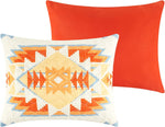 Greenland Home Fashions Horizon King Pillow Sham 20x36 Inch in Turquoise Gold