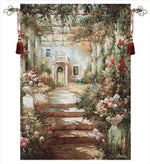 Decorative Wall Hanging Summer Pergola – 35 x 47 Inch Cotton Polyester BY Manual Woodworkers