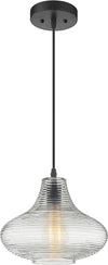 GH57B Matte Black Modern Pendant Light Fixture