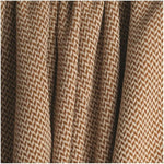 Cotton Throw Bronze Textured Weave – 46''x67" by Manual Woodworkers