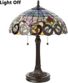 Fine Art Lighting 232 Glass Cuts Tiffany Table Lamp, 16 x 23 Inch