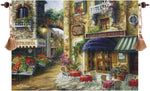 Manual Woodworkers and Weavers "Buon Appetito" Grande Tapestry Wall Hanging, 70 x 50 Inches, Italian Kitchen Wall Art in Woven Cotton