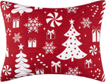 Greenland Home Fashions Peppermint Party King Pillow Sham, 20x36Inch