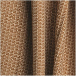 Zig Zag Bronze Cotton Throw 46x67 inch for Sofa & Bed by Manual Woodworkers