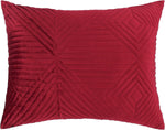 Greenland Home Fashions  Riviera Velvet GL-2305RS Standard Pillow Sham, 20x26Inch