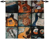 Music Quote Wall Hanging – “Life Would B Flat” Tapestry 26x26