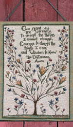 Manual Woodworkers Serenity Prayer Wall Art – 13W x 18L