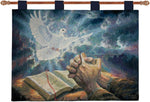Manual Woodworkers and Weavers Answered Prayer Wall Hanging, 36 x 26 Inches, Inspirational Tapestry with Faith Verse for Home or Church Decor