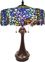 Fine Art Lighting T1990 Wisteria Stained Glass Table Lamp