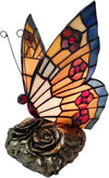 TB03 Tiffany Glass Cuts Night Light – Handcrafted 7x9 Accent Lamp