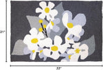 Jellybean 20×30 Garden Floral Rug – Indoor/Outdoor Accent Mat