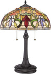 Fine Art Lighting Tiffany Floral Contemporary Style Bronze Finish Table Lamp 