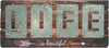Manual Woodworkers Life is Beautiful Cutout Sign Set – Rustic Wall Decor 28" x 12"