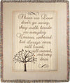 Bereavement Gift Throw – “Those We Love” Verse Blanket for Comfort and Tribute
