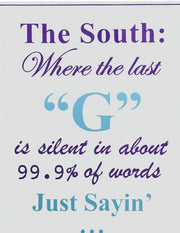 Manual Woodworkers Southern Sayings Signs – Set of Two