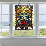 Vertical Stained Glass Panel – Stylish Tiffany Design by Fine Art Lighting