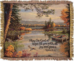 May the God of Hope Decorative Cotton Throw – 50x60 inch by Manual Woodworkers