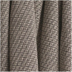 Lightweight Cotton Throw Black Diamond Pattern – 46x67" by Manual Woodworkers