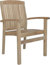 Anderson Teak CHS-022 Sahara Stackable Dining Armchair