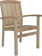 Anderson Teak CHS-022 Sahara Stackable Dining Armchair