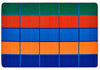 Carpets for Kids Color Blocks Value PLUS Seating Rug,Rectangle 6' x 9'