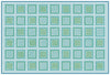 Carpets for Kids KIDSValue PLUS Squared Decorative Value Classroom Rug, Rectangle, Green