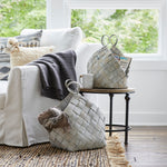 White and Grey Metasequoia Wood Baskets