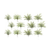 Faux Green Fern Bush – 16" Plastic Arrangement – Set of 12