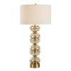 Uttermost Half-Sphere Table Lamp – Modern Accent Lighting with Glass & Iron

