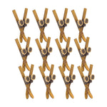Ski and Boot Ornament Set Wood Rustic Holiday Decor – 9 Inch by Melrose