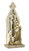 Melrose Holy Family Nativity Arch with Gold Accents 19.25"H