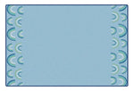 Carpets for Kids KIDSoft Rainbows End Open Ended Classroom Rug, Blue, Rectangle
