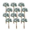 Blue Hydrangea Stem Bundle 14.5 Inch Faux Floral Set