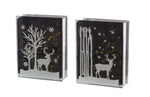 Melrose LED Lighted Woodland Deer Scene Table Piece (Set of 2)