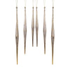 Melrose Gold and Silver Ombre Drop Ornament (Set of 6)
