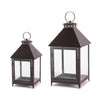 Footed Iron Candle Lanterns