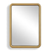 Modern Rectangular Brass Wall Mirror