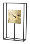 Melrose Modern Copper Clock with Metal Stand 21.75"H