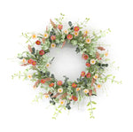 Melrose Mini Daisy Floral Wreath 24"D