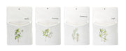 Melrose White Ceramic Herb Wall Pocket (Set of 4)