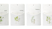 Ceramic Herb Wall Pocket Planters 8.5
