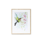 Nature-inspired watercolor bird artwork